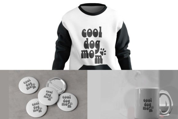 Cool Dog Mom Graphics for T-Shirt Designs