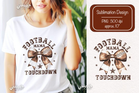 Football Mom Retro Football PNG: Graphics & T-Shirt Designs