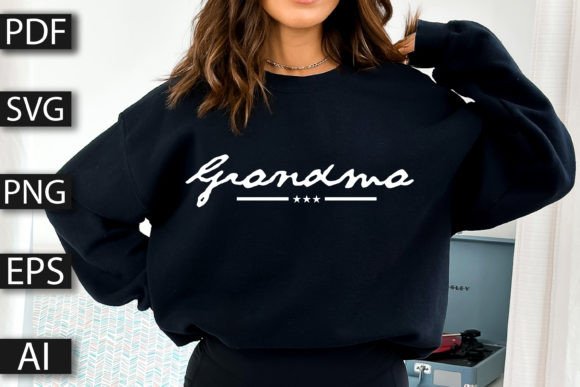Grandma EST. 2024 SVG: Graphics for T-Shirt Designs