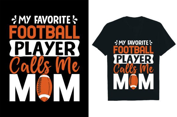 Mom & Football Graphics for T-Shirt Designs