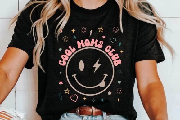Retro Moms Club: Graphics for Unique T-Shirt Designs