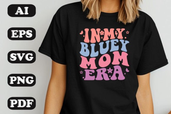 Review: Bluey Mom Era Retro Graphics & T-Shirt Designs